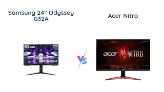 🖥️ Samsung Odyssey G32A vs Acer Nitro KG271 M3biip Gaming Monitors [upl. by Spooner]