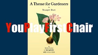 Trumpet PlayAlong A Theme for Gardeners  YPFC [upl. by Gradey]