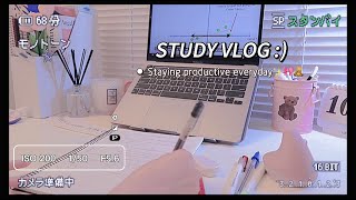 🧺🍁 Simple amp Deep Focused Night Study 🤎  Thai Iced Tea amp Video Tutorial Learning🧋📔 [upl. by Ikila]