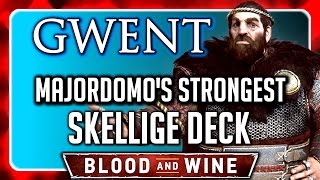 Witcher 3 🌟 BLOOD AND WINE GWENT ► Beat the Strongest Skellige Deck Majordomo [upl. by Edmon]