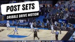 Post Plays for your Dribble Drive Motion Offense [upl. by Nollahp]