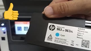 ¿como cambiar cartuchos en HP OfficeJet Pro 9010 [upl. by Winstonn]