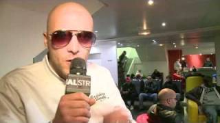 LIM en freestyle dans les loges de WWWCANALSTREETTV 2010 [upl. by Dust]