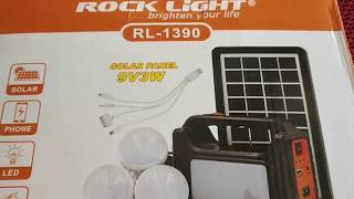 Solar Home Light with 12V 20Watts Solar Panel amp 12V 7Ah Battery Box  Features and Quick Review [upl. by Minna]