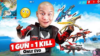 All Evo Guns in One Game 🤓 Tonde Gamer  Free Fire Max [upl. by Cand]