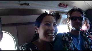 Mandy Watanabe  Tandem Skydiving at Skydive Elsinore [upl. by Yadnil]