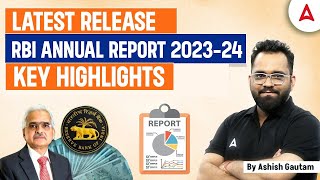 RBI Annual Report 202324  RBI Annual Report Latest Release amp Key Highlights  By Ashish Gautam [upl. by Whale]