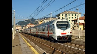 NUOVE PILOTA Z1 quotAlstomquot in livrea IC SUN in viaggio sugli InterCity della Tirrenica [upl. by Jesh497]