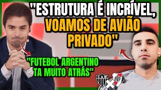 BATTAGLIA FALANDO DA ESTRUTURA DO FUTEBOL BRASILEIRO NA TV ARGENTINA [upl. by Neel993]