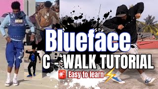 Blueface C walk Tutorial  How to crip walk like Blueface [upl. by Fraya582]