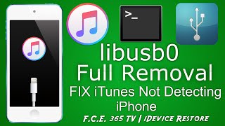 How to Uninstall libusb0 Driver and fix iTunes Not Detecting iPhone [upl. by Hayouqes]