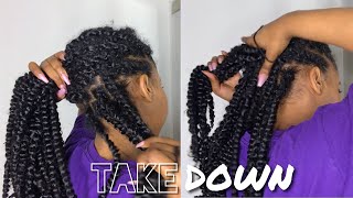 Passion Twist Takedown  Tips On Maintenance  How To Remove Passion Twist  Kinzey Rae [upl. by Aibat]