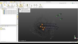 Georeference 3D scans  Point clouds  Trimble RealWorks [upl. by Dallon]