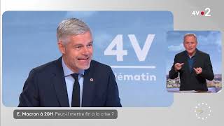 Les 4V jeudi 5 décembre 2024  Laurent Wauquiez [upl. by Luar]