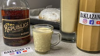 VAJEČNÝ LIKÉR Z RUMU 🥚🥃  RÝCHLY RECEPT NA RUMOVÝ VAJEČŇÁK prevarený [upl. by Ojibbob]