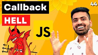 Callback Hell in Javascript Explained  Callback Function in Javascript  Web Development Course 44 [upl. by Stephenie267]