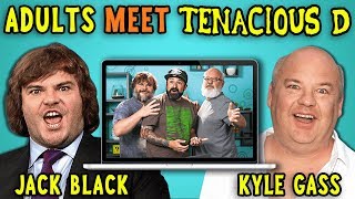 Adults React To And MEET Tenacious D Jack BlackKyle Gass [upl. by Turino622]