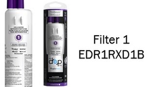 Whirlpool EveryDrop Refrigerator Water Filters  EDR1RXD1B Filter 1 Installation Video [upl. by Nesnej]