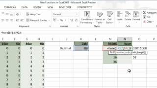 Excel 2013  BASE  Neue Funktion [upl. by Sunny935]