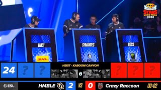 HMBLE VS Crazy Raccoon  Brawl Stars World Finals 2024  Day 3 [upl. by Iaht]