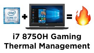 Managing that HOT i7 8750H while Gaming [upl. by Zola915]