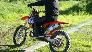 KTM SX 250 2Stroke  Summer Coldstart Soundcheck [upl. by Cockburn673]