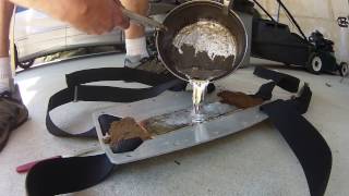 DIY making a Pweight for scuba dive backplate [upl. by Alonso]