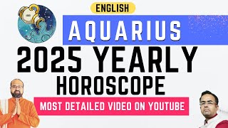 Aquarius 2025 Yearly Horoscope Zodiac Aquarius 2025 Predictions Career Wealth Love astrology [upl. by Ewell101]