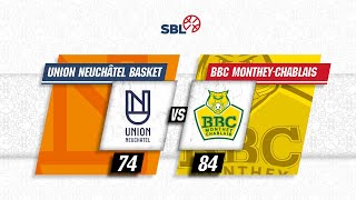 Union Neuchâtel Basket vs BBC MontheyChablais  Game Highlights [upl. by Goebel]