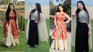 DIYHow to wear Dupatta as Jacket  stylish Jacket  Long Cape  Old Dupatta Reuse [upl. by Dafodil767]