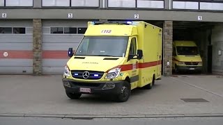 Londerzeel Brandweer met ambulance in spoed [upl. by Arries43]