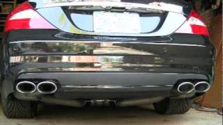 CLS 63 AMG Mercedes start up and idle stock AMG exhaust [upl. by Ehav201]