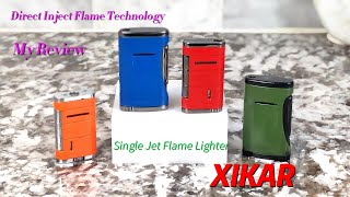 Xikar Allume Cigar Lighter  Single Jet Durable with Fuel Gauge [upl. by Lorry]