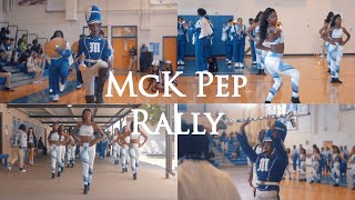 T4 Visuals  Mckinley High Marching Band and Pantherettes Pep Rally 2022 [upl. by Atiuqa70]