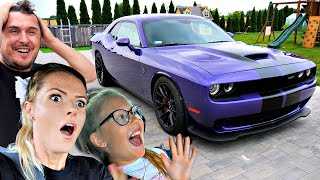 AUTO NA URODZINY TATY  DODGE CHALLENGER HELLCAT [upl. by Asoramla]