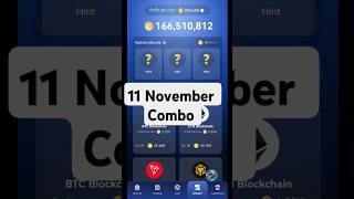 Tap Coin Daily Bounty Combo tap Coin Bot Dail 11 Novembertapcoins airdrop tapcoinsairdrop [upl. by Assiralc]