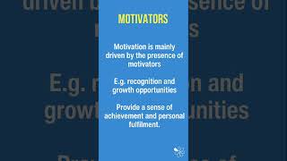 Herzbergs Two Factor Theory of Motivation  60 Second Business Revision [upl. by Worthy]