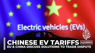 Chinese EV tariffs EU and China discuss solutions to trade dispute [upl. by Neerroc850]