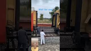 Railway station platform short video change bogy train video [upl. by Ebeneser]