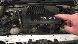 DALES QUIETEST HILUX EVER  FOURBY4DIESEL  how to check injectors are ok 300000k almost [upl. by Ellivnarg]