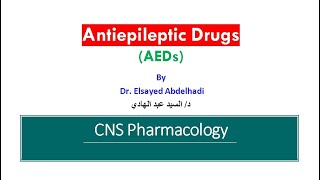 Antiepileptic drugs  Dr Elsayed Abdelhadi  20223  2024 [upl. by Ahcorb]