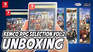 KEMCO RPG Selection Vol2 Nintendo Switch Unboxing [upl. by Eessac961]