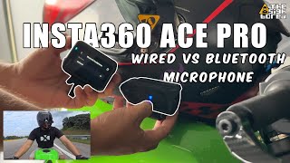 Insta360 Ace Pro  Wired VS Bluetooth microphone test [upl. by Yennaiv]