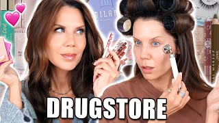 ALL NEW DRUGSTORE MAKEUP [upl. by Aeirdna]