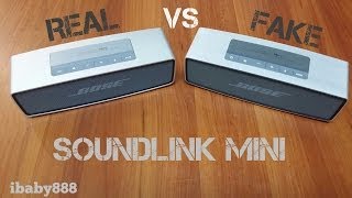 Bose Soundlink Mini Speaker  Original VS Replica [upl. by Eimmelc]