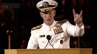 Admiral McRaven addresses the University of Texas at Austin Class of 2014 [upl. by Ahseinek]