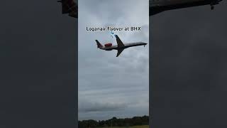 Loganair flyover at BHX✈️ [upl. by Ettelra750]