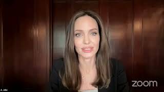 Angelina Jolies speech on Domestic Violence and the importance of VAWA Reauthorization [upl. by Acnaib]