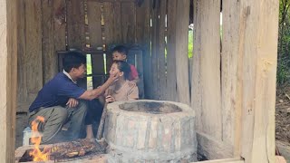 An built a stove to cook a hearty meal to welcome Ba home after being away for so longp2 [upl. by Cherian237]