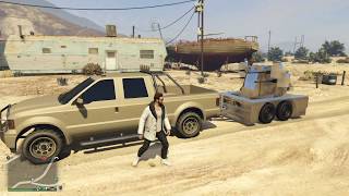 GTA 5  TUNEANDO Y PROBANDO MI REMOLQUE ANTIAÉREO  XxStratusxX [upl. by Eittod]